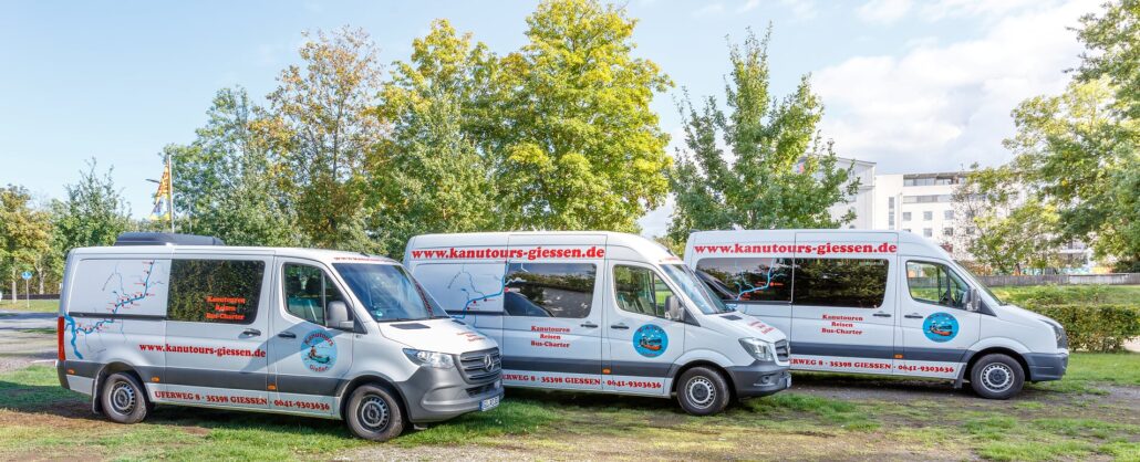 Die "Arbeitstiere" für den individuellen Transport, alle mit Klimaanlage