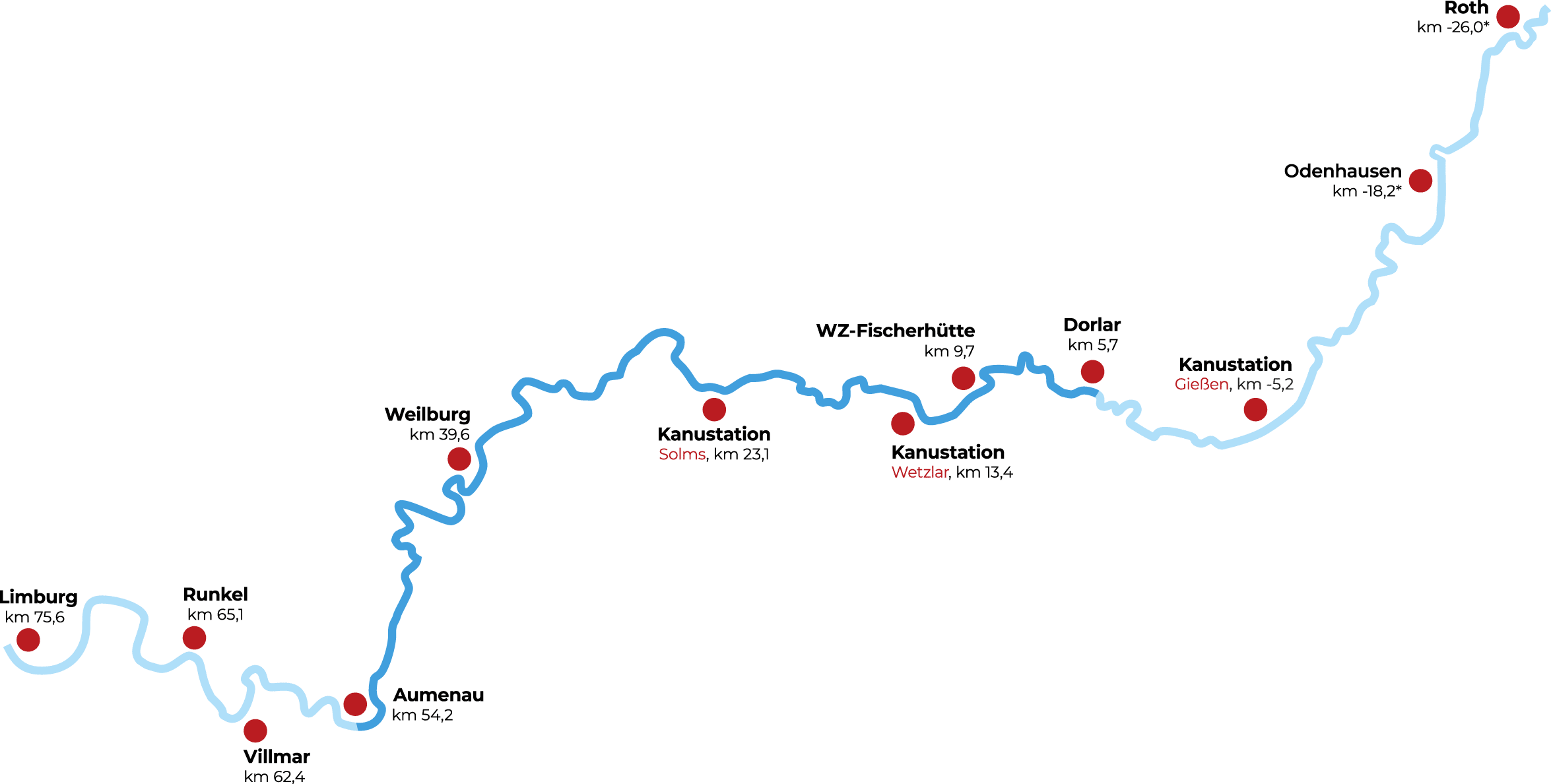 Lahnkarte Dorlar - Aumenau