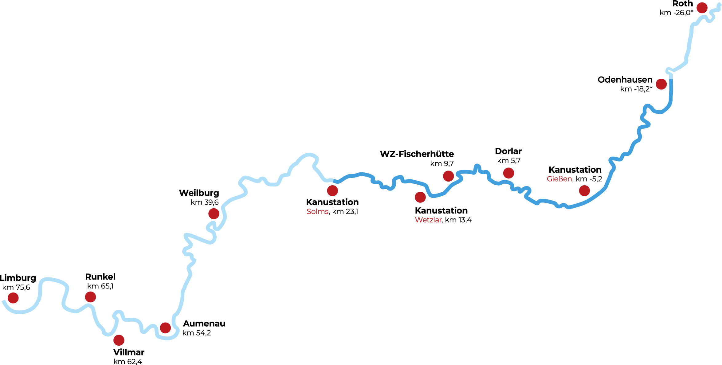 Lahnkarte Odenhausen - Solms
