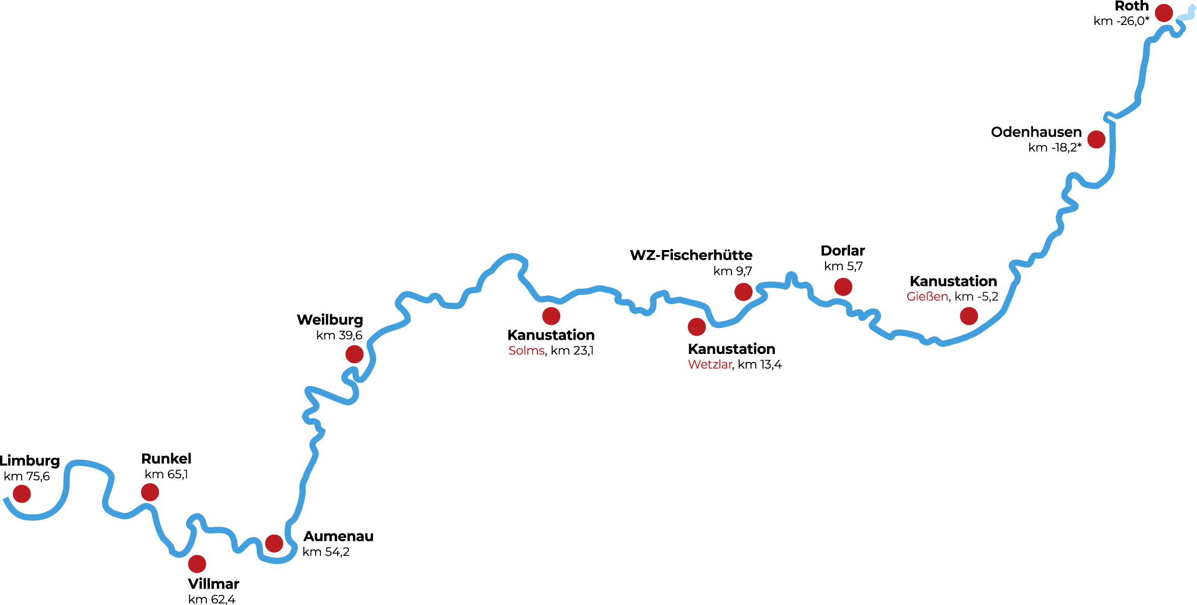 Lahnkarte Roth - Limburg